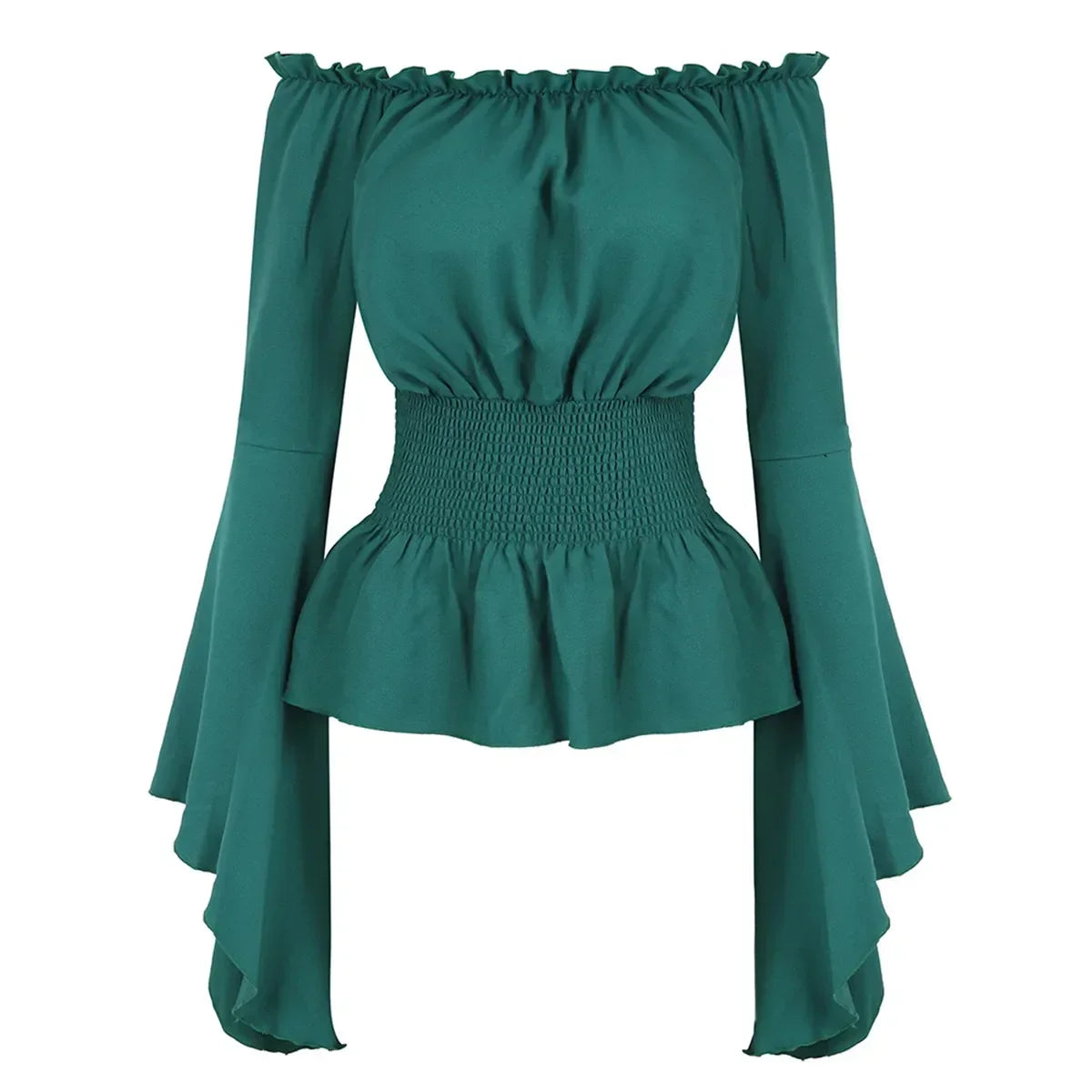 Women's strapless blouse with bulge