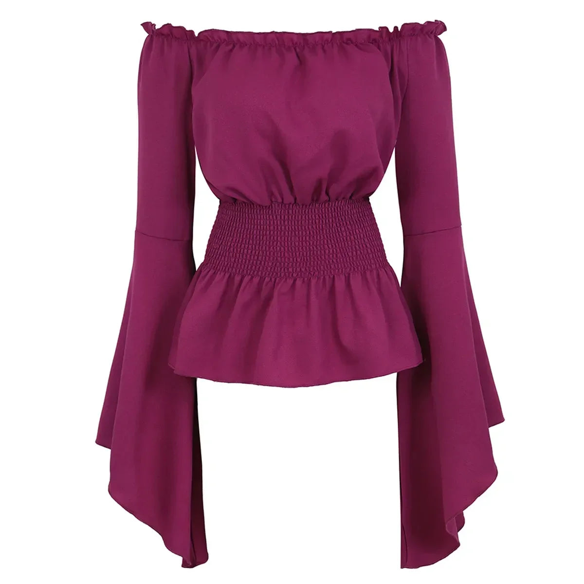 Women's strapless blouse with bulge