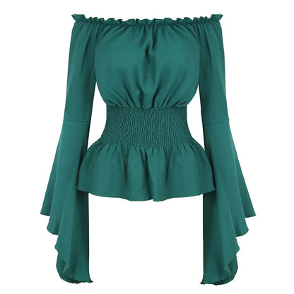 Women's strapless blouse with bulge