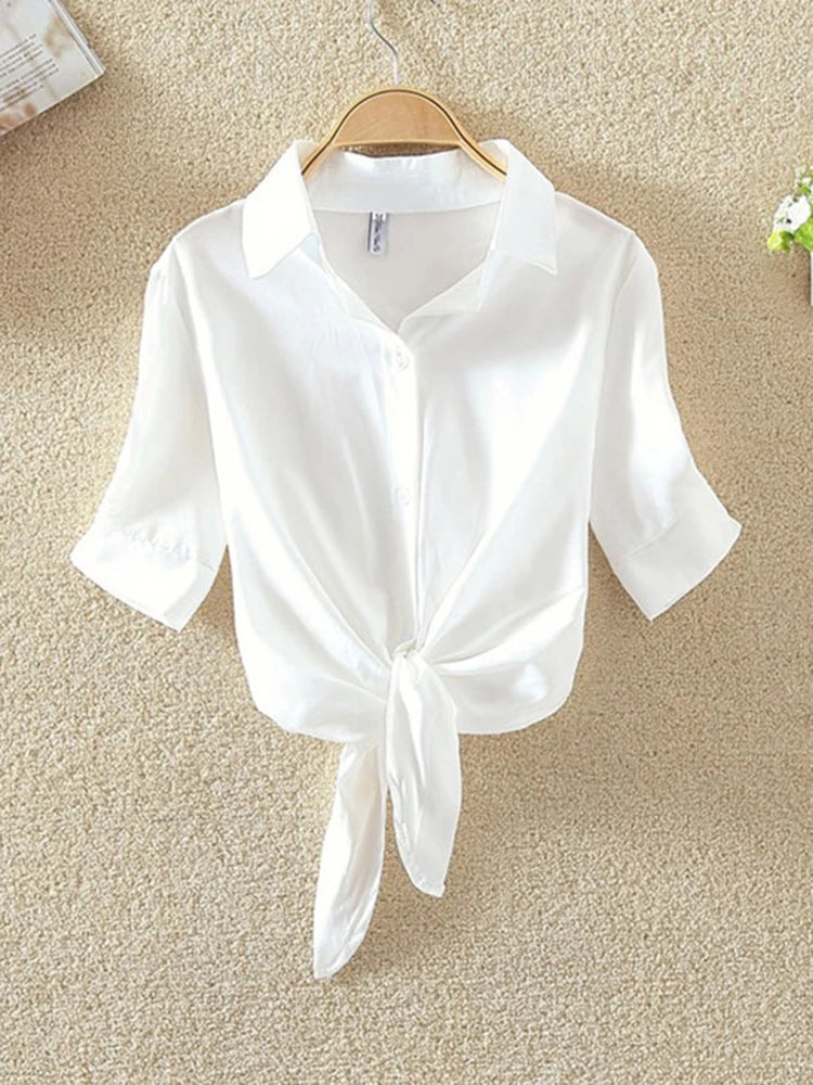 Casual Short Sleeve Blouse