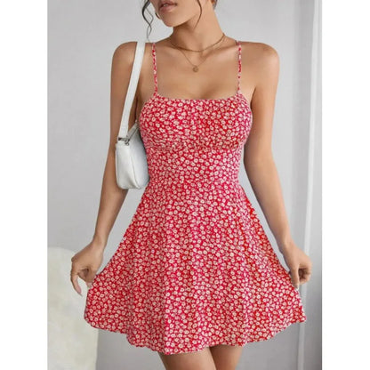 Summer Dress Mini Street Fashion Floral