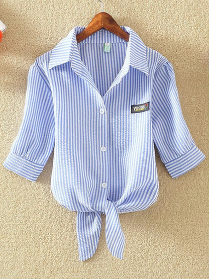 Casual Short Sleeve Blouse