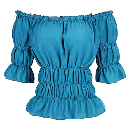 Women's strapless blouse with bulge
