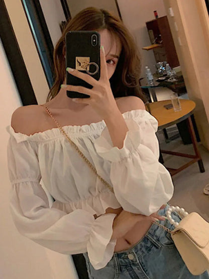 Top Blouse Off Shoulder