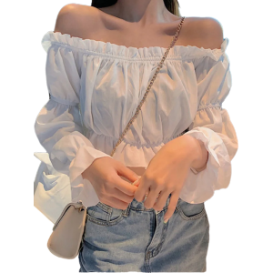 Top Blouse Off Shoulder